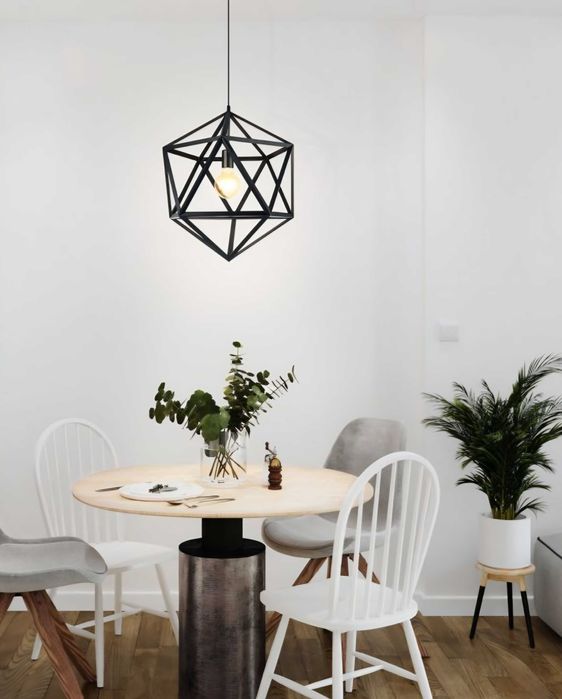 Lampa wisząca w kształcie rombu w stylu vintage Eglo Embleton