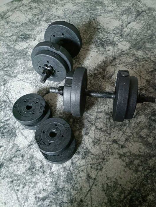 Nowy Zestaw Hantle 20kg Regulowane Obciążenie 2x10kg