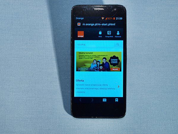 Telefon komórkowy ALCATEL IDOL OT 6012D 4,3", 0,5Gb RAM, 4Gb