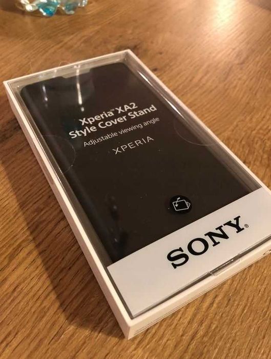 Etui Osłona z podstawką do smartfonu Xperia XA2 oryg SONY SCSH10