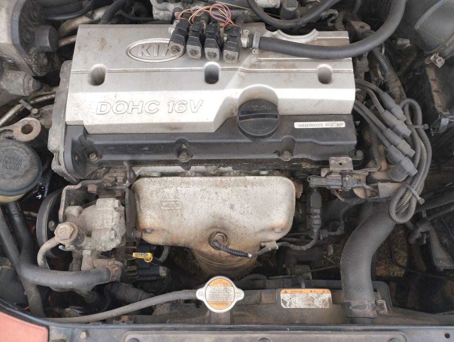 Kia Rio II, 1.4 benzyna LPG, po wypadku