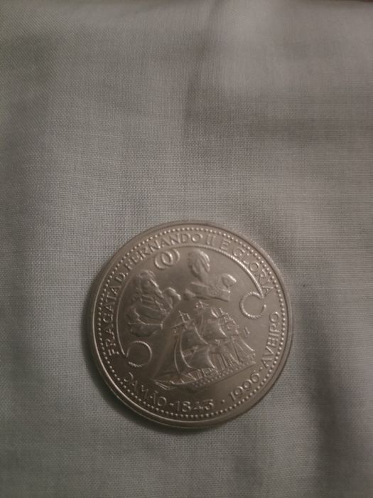 Moeda 1000 escudos fragata D. Fernando  1996