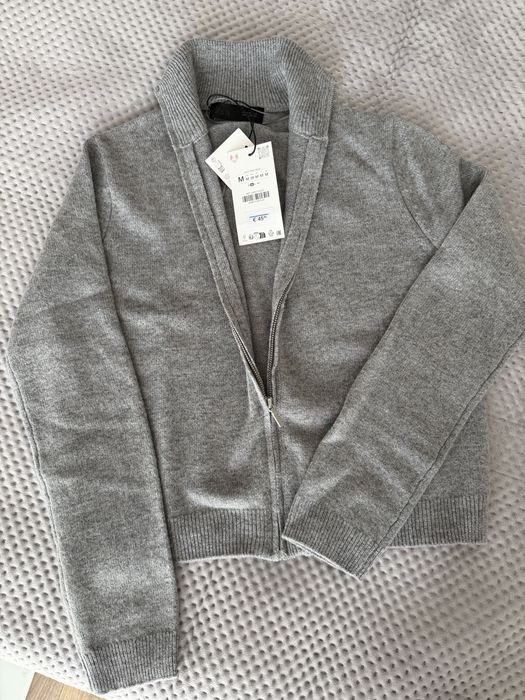 Нова 100% вовна кофта Zara на замку М