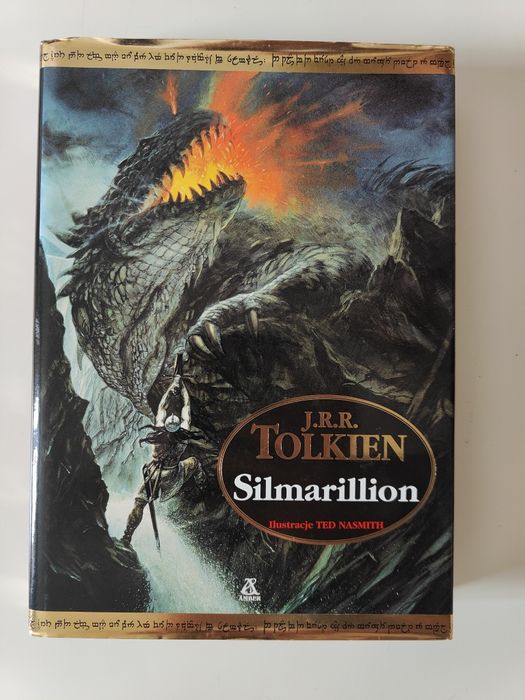 Ilustrowana książka Silmarillion J.R.R. Tolkien wydawnictwo Amber
