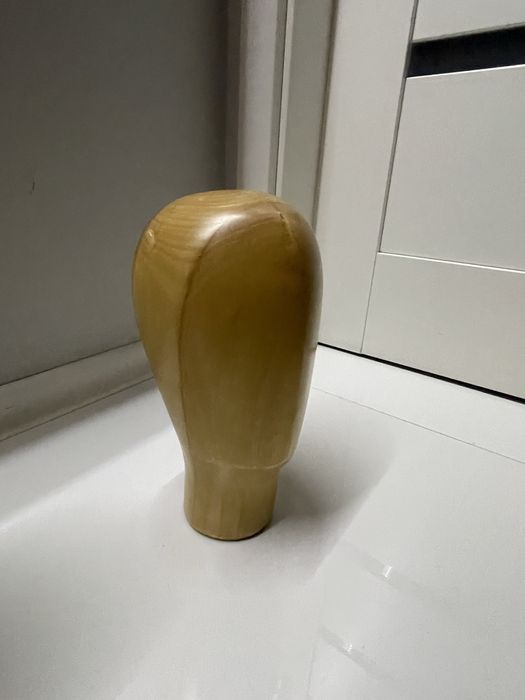 Pogłowie bukowe , Głowa z drewna litego , Art deco , Unikat