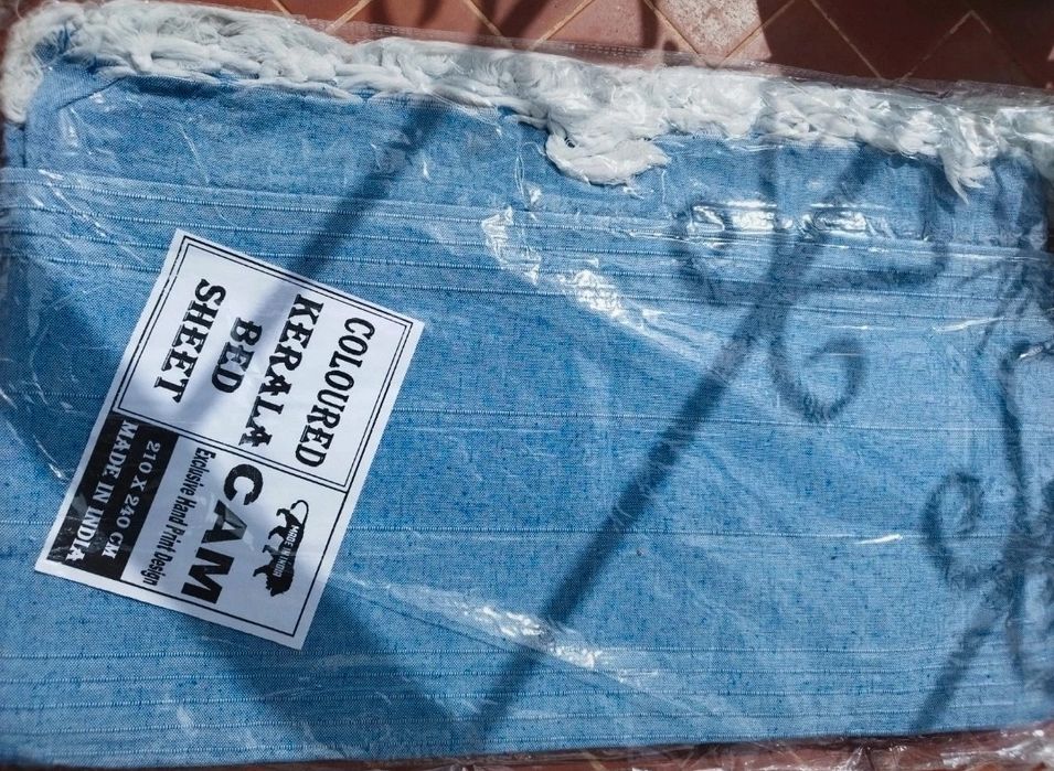 Pano 240x210cm azul, capa de sofá, ,