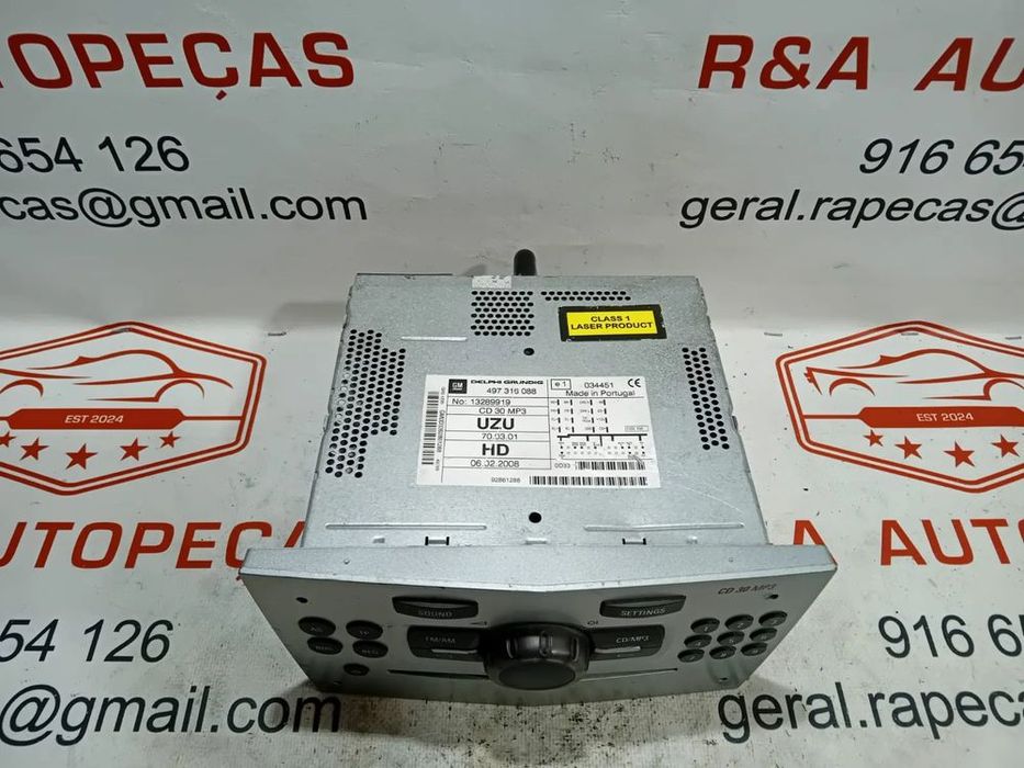 Auto Rádio Opel Corsa D 497316088 Original