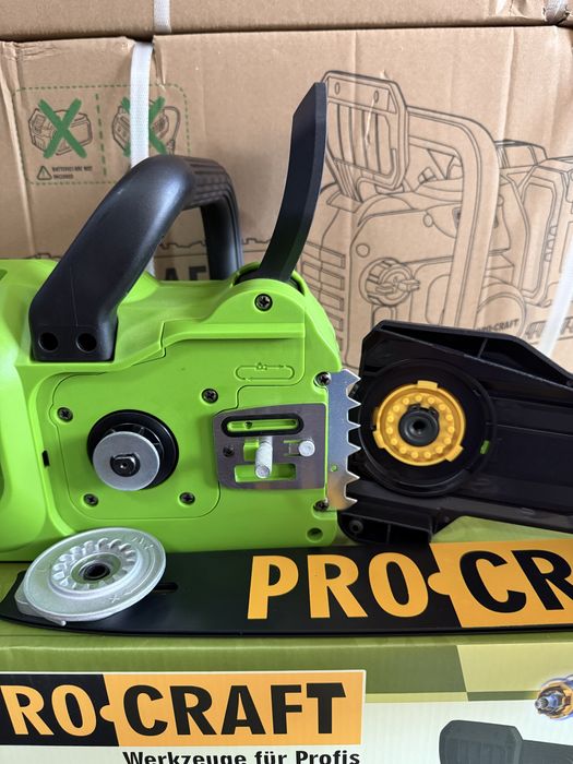 Пила акумуляторна PROCRAFT PCA42/2 /швидкість 12 м/с /шина 40см/ + ланцюг OREGON/ Гарантія 3 роки