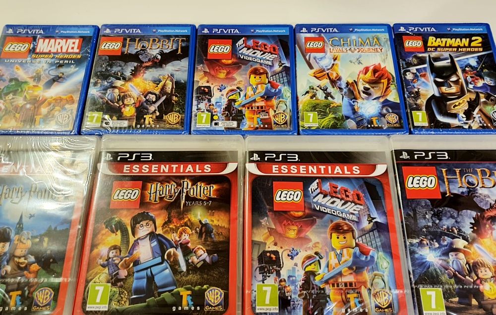 Jogos PS4, PS3 e PS Vita novos e selados