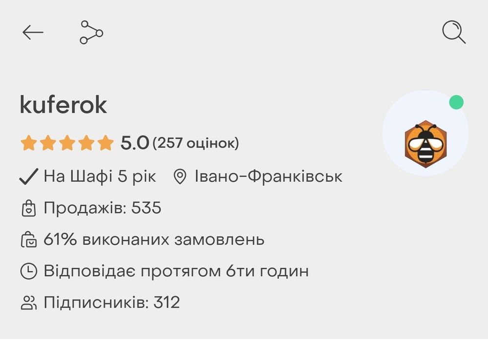 Бізнес акаунт на шафі