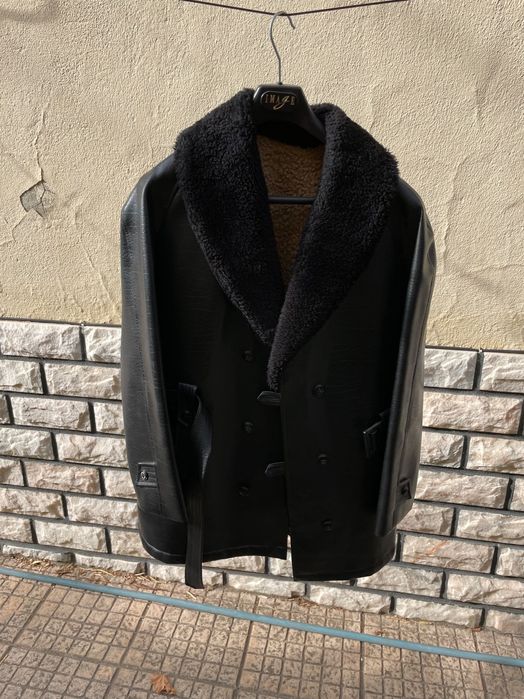 Casaco cabedal homem