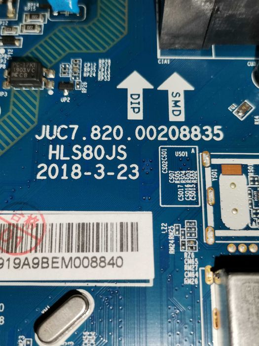 Mainboard JUC7. 820 . 0 0 2 0 8 8 3 5