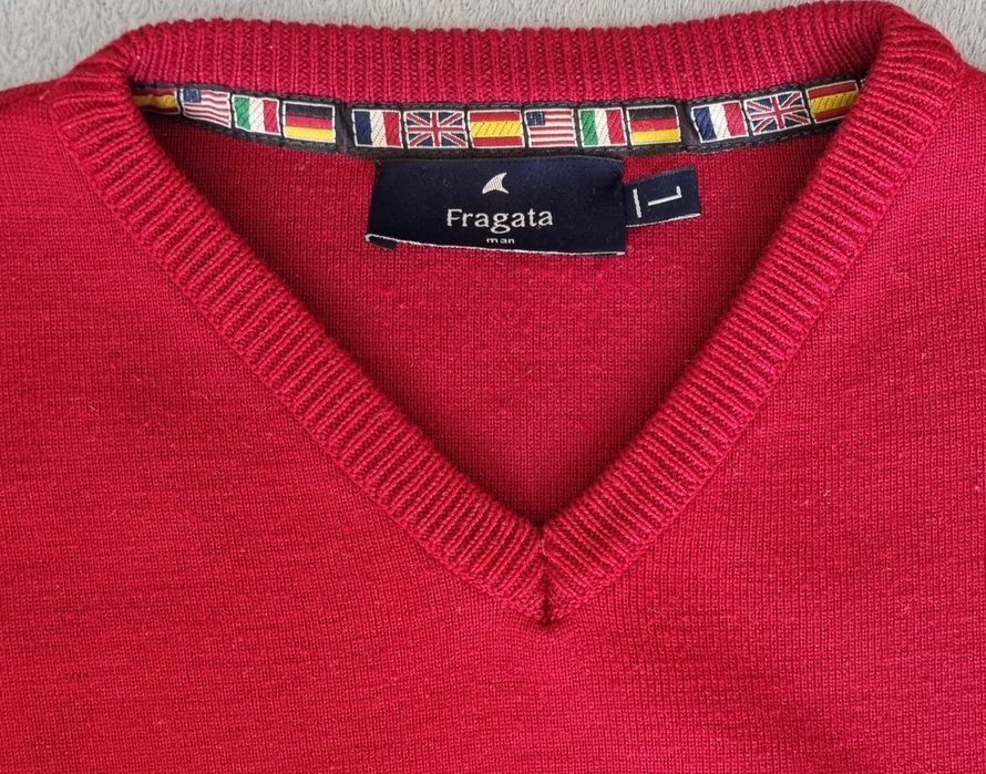 Camisola de malha homem lisa da Fragata.