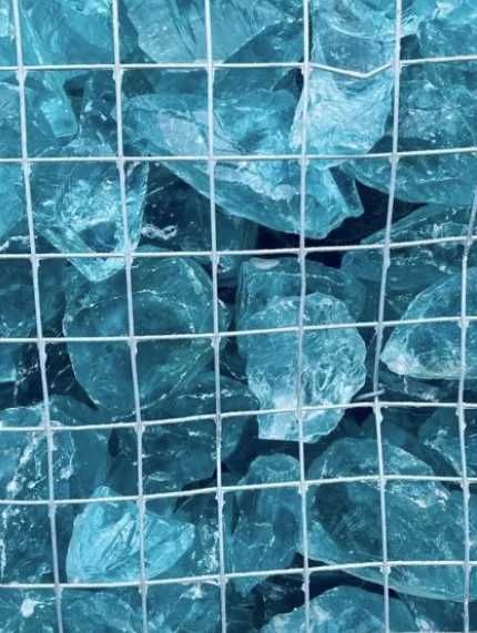 Szkło Wulkaniczne Wiele Kolorów Kamień Akwarium Bryłki Terrarium