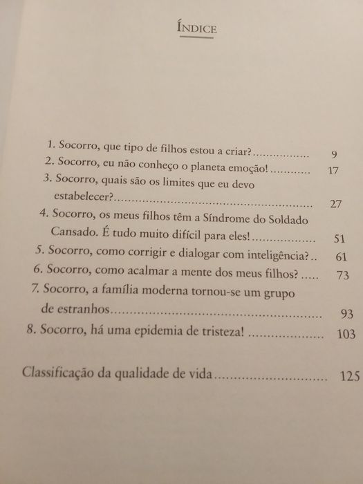 Socorro, o meu filho não tem limites livro Novo, não foi lido