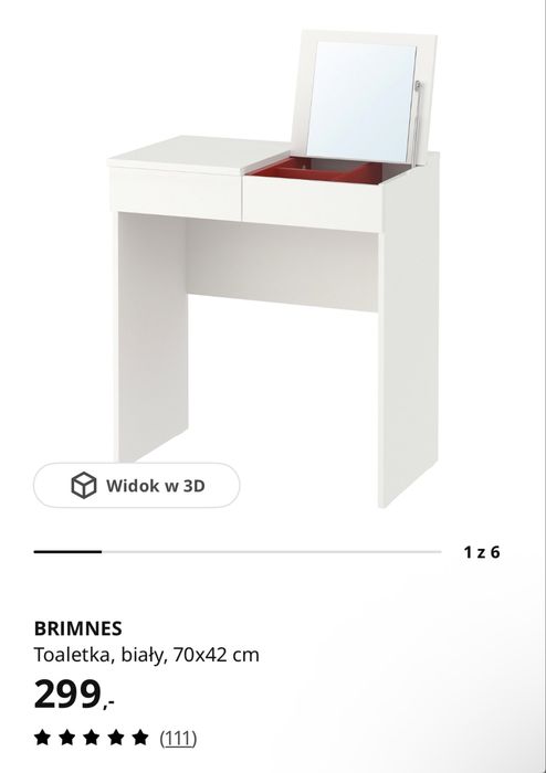 Na sprzedaż Toaletka  IKEA