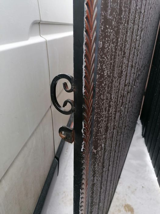 Ворота  розпашні  з металопрофеля