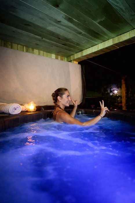 Domek w lesie | Prywatne jacuzzi | Sauna na wyłączność | Relaks