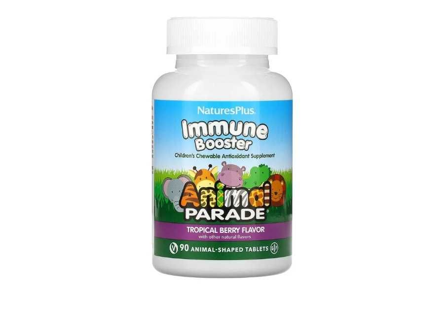Natures Plus, Animal Parade, Immune Booster, детские витамины, Iherb