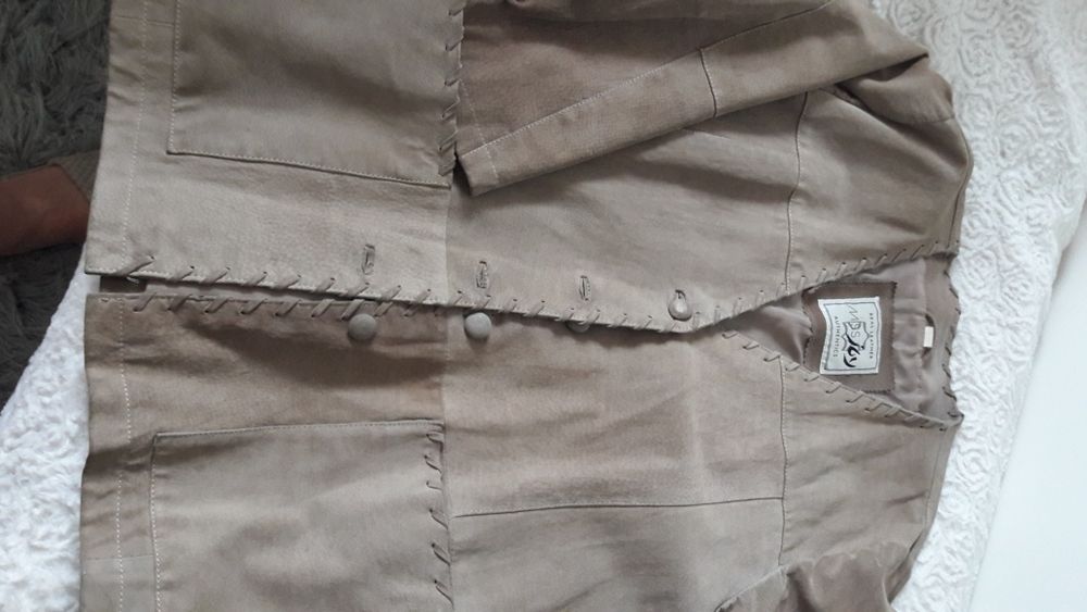 kurtka zamsz skóra naturalna