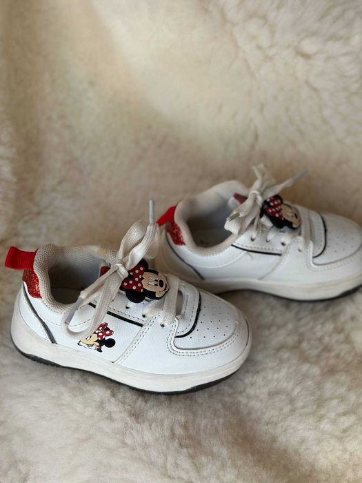 Кедити дитячі, для дівчинки 22р, з міккі маусом, disney взуття, кеди
