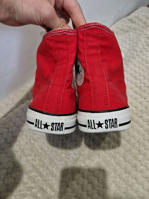 Высокие красные кеды конверсы converse 39 р в идеале