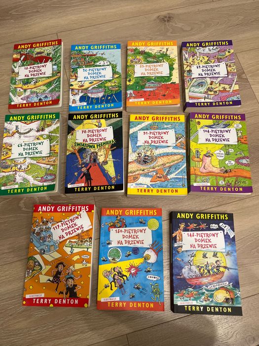 Andy Griffiths “13-Piętrowy domek na drzewie” i kolejne, częsci 1-11