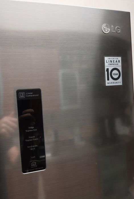 Frigorífico combinado LG avariado