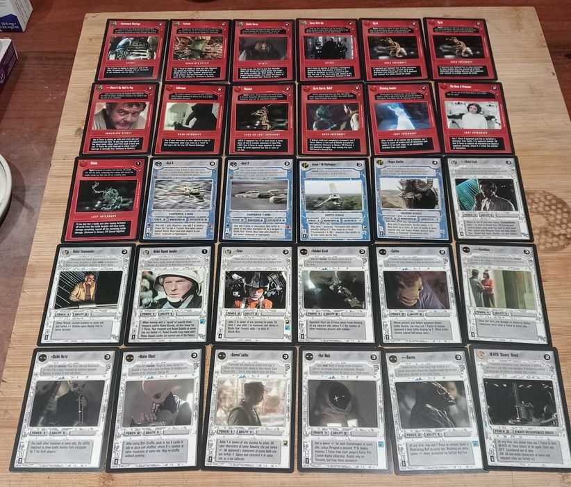 Karty Star Wars CCG A New Hope 86 sztuk