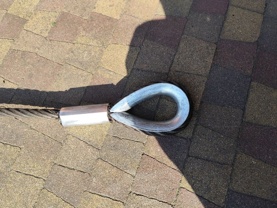 Lina stalowa fi 22 najmocniejsze kausze 5m 6m 8m 10m 15m