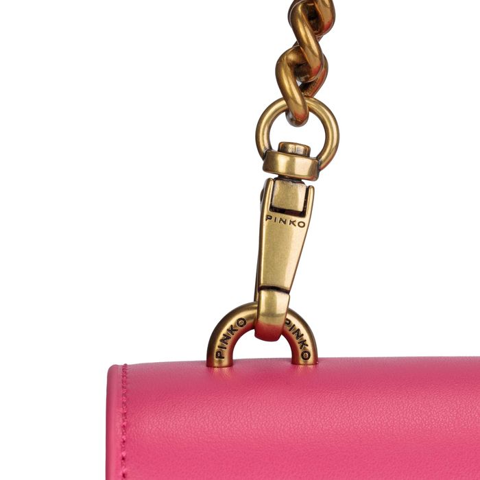 PINKO skórzana torebka listonoszka Love one Mini