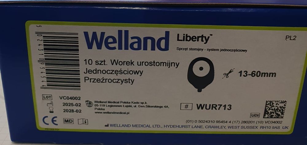 Worek urostomijny welland WUR713