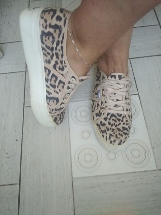Кеды леопард текстиль 39,5р толстая подошва
