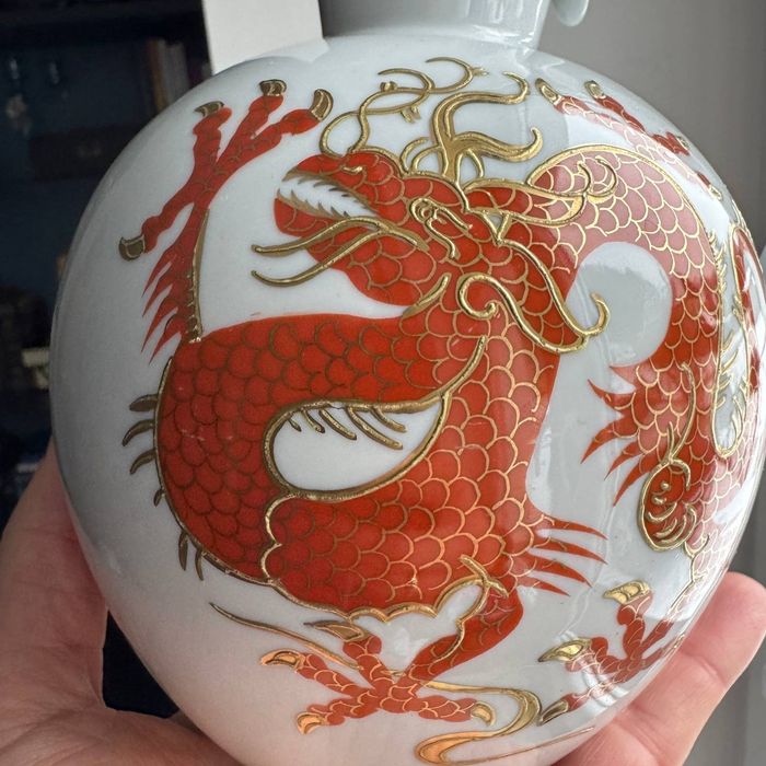 Wazon / Dzban ze Smokiem Schaubach Kunst porcelana lata 50 -60 te