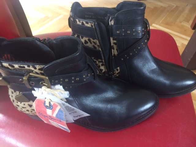 Buty w panterkę Pepe Jeans