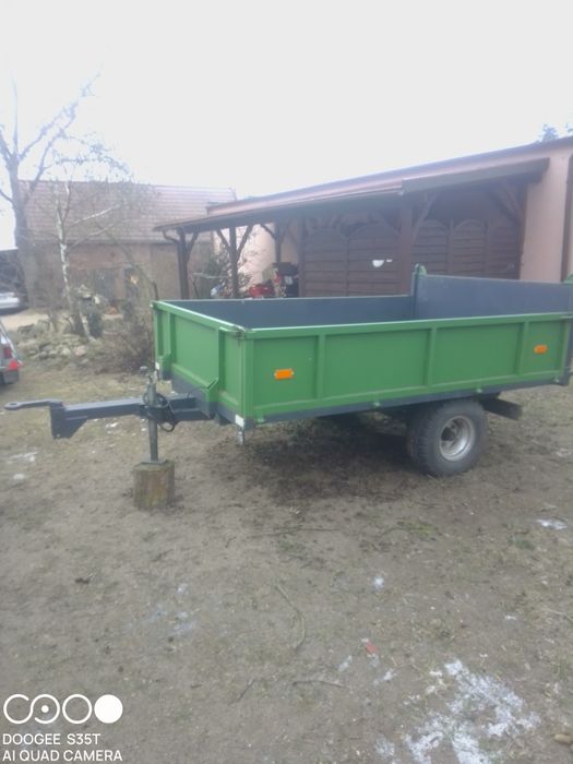 Przyczepa wywrotka zarejestrowana