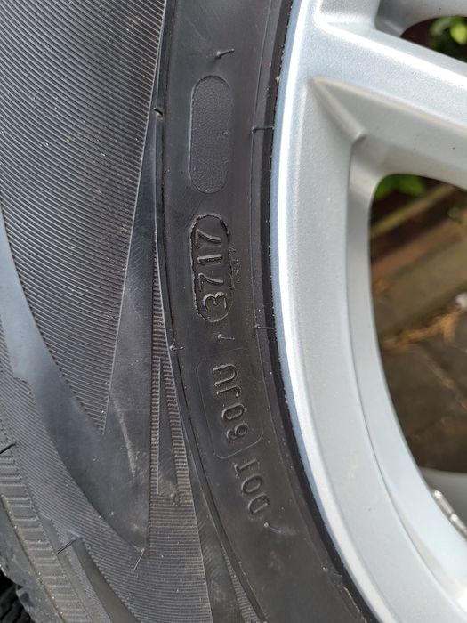 Felgi aluminiowe 17 cali do Mercedes z oponami 215/50R17