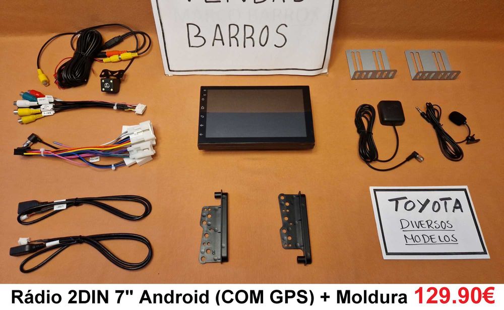 Rádio 2DIN • TOYOTA • Celica MR2 IQ Hiace RAV4 Camry • Android 4+32GB