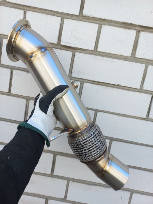 Даунпайп BMW n55 X5 F15 F16 F10 f06 N55 35i downpipe  ф15 ф16 ф10 н55