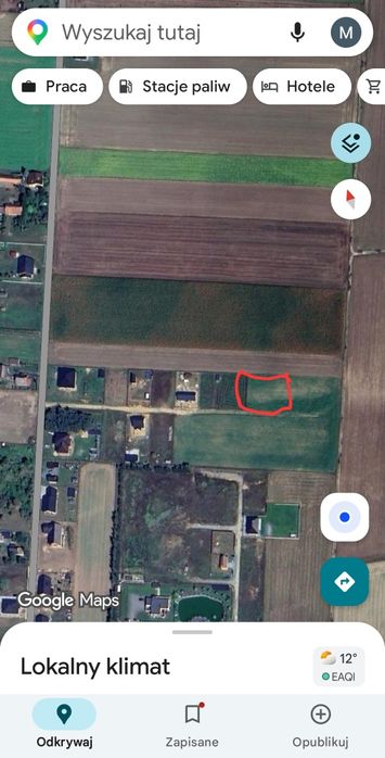 Działka budowlana  uzbrojona  0.0882 ha