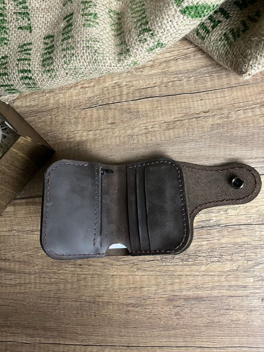 Кошелёк ручной работы из натуральной кожи crazy horse