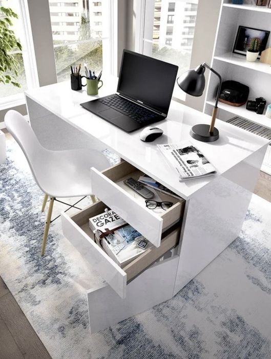 Secretária / Mesa de escritório branca