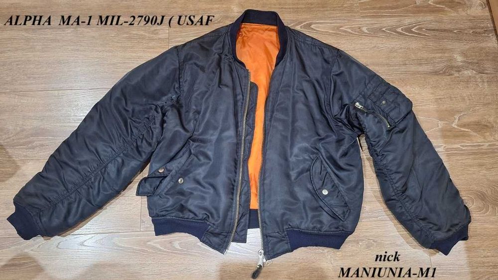 Kurtka ALPHA Flyers Jacket MIL-2790J USAF MA-1 Speial Force ST Army