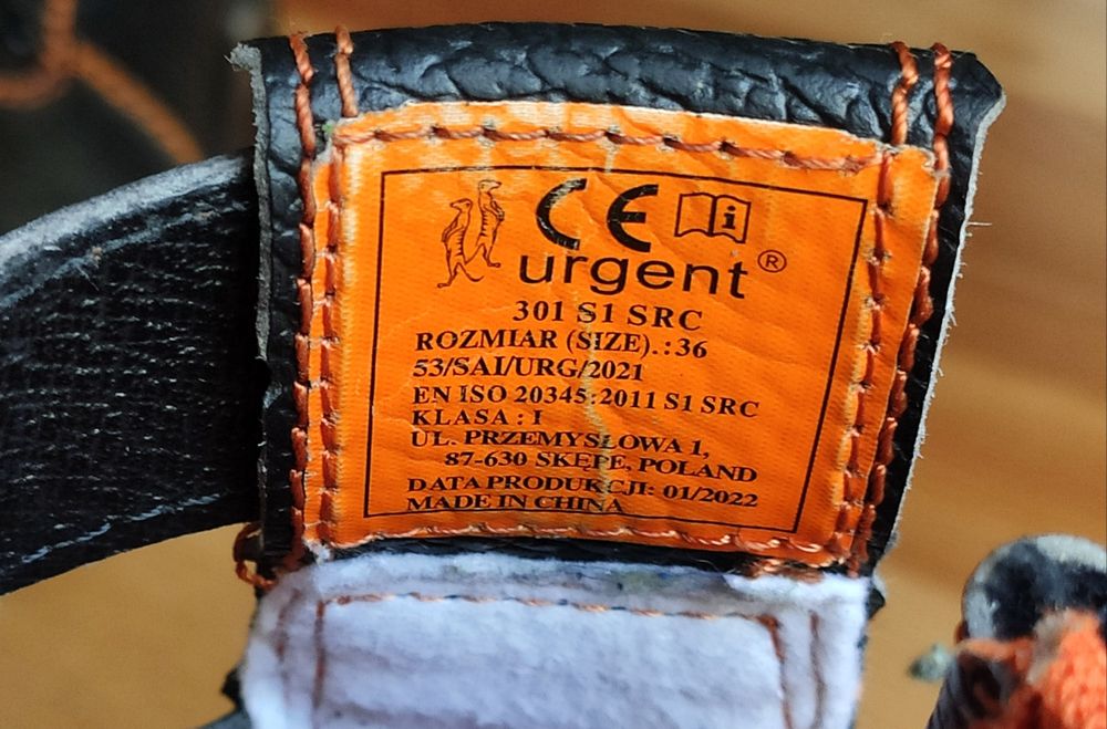 Buty robocze Urgent rozm.36