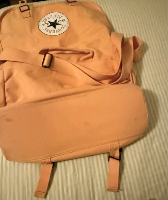 Pasta tiracolo Converse All Star em coral