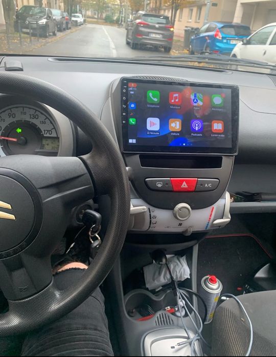 Rádio Android 14 com GPS Citroën C1/Peugeot 107/Toyota Aygo (Novo)