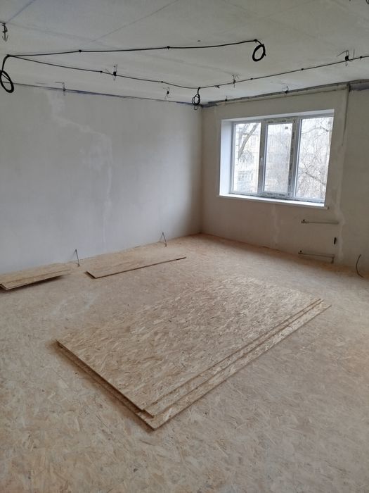 Поклейка обоев, шпаклёвка стен и др