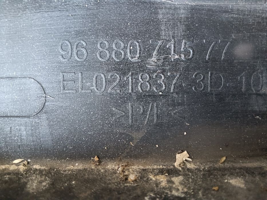 Parachoques Peugeot 207 para choques 2011