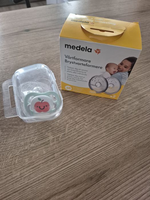 Накладки на груди medela пустушка дурачок avent