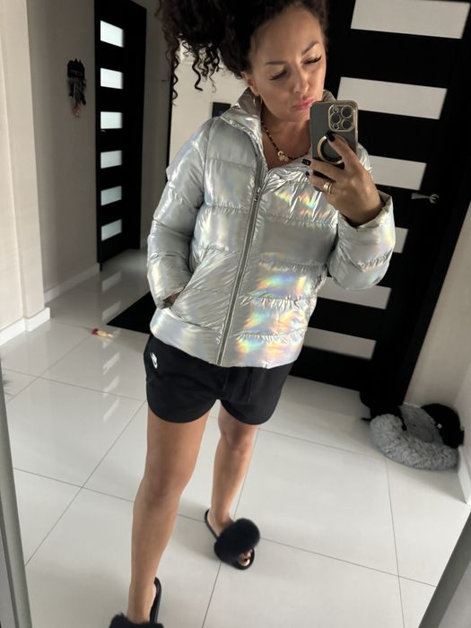 Kurtka zimowa Mohito rozm xs do 100cm w biuscie